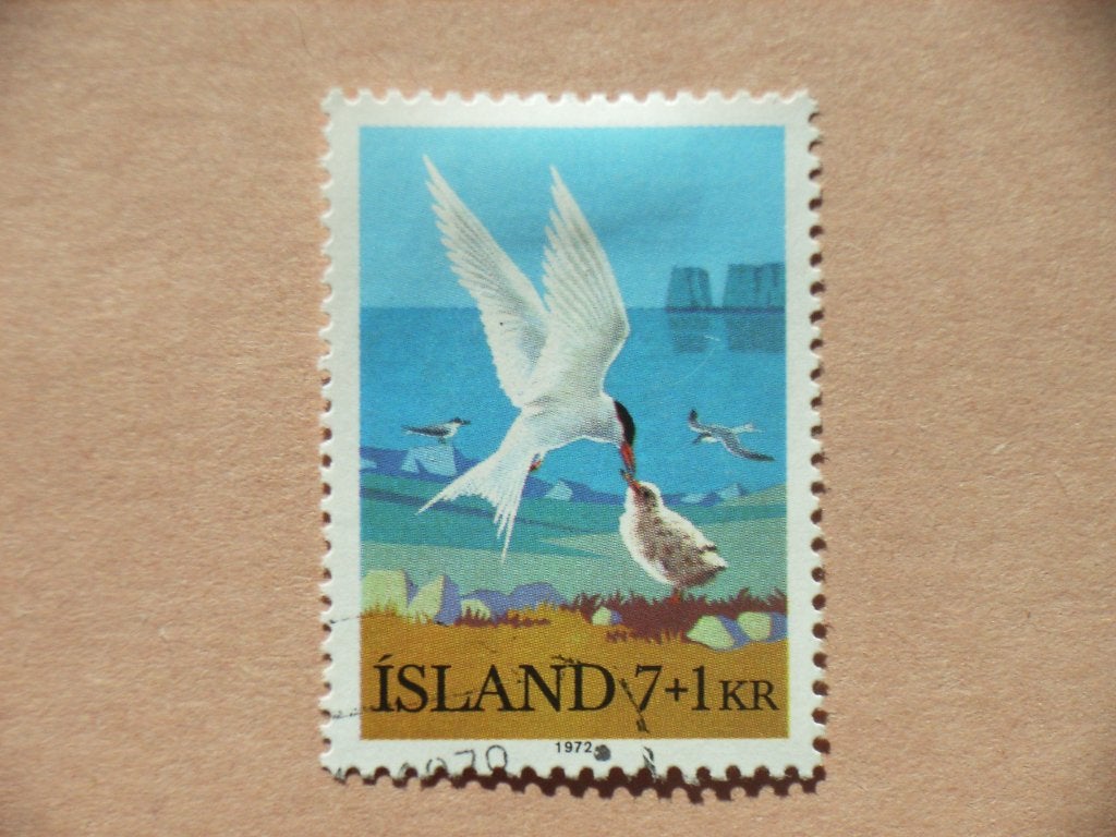 RO   IJsland 469, Ophalen, IJsland, Gestempeld