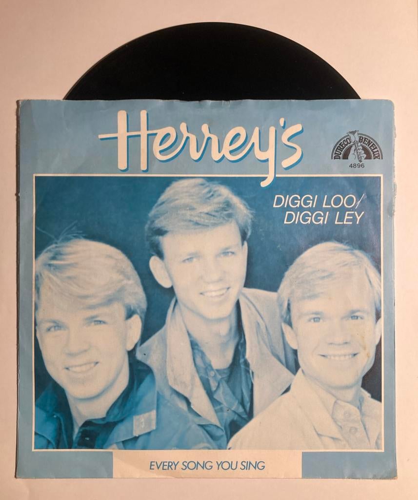 Vinyl single Herrey’s - Diggi Loo / Diggi Ley, Ophalen of Verzenden, Gebruikt, Pop
