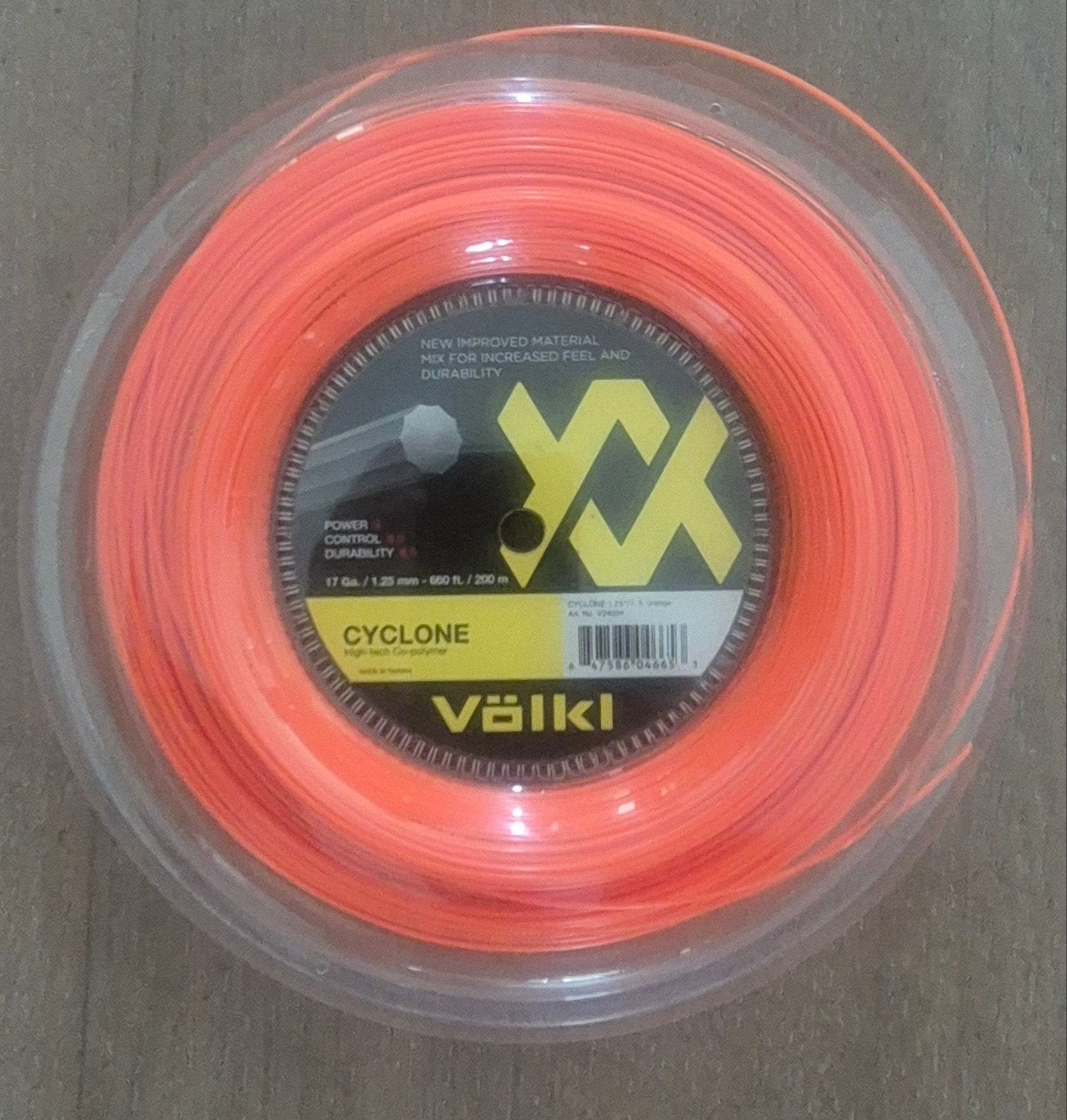 Völkl Cyclone Tennis Snaar - 1.25mm - ca 170m, Sport en Fitness, Ophalen of Verzenden, Nieuw, Grip of Snaar, Overige merken