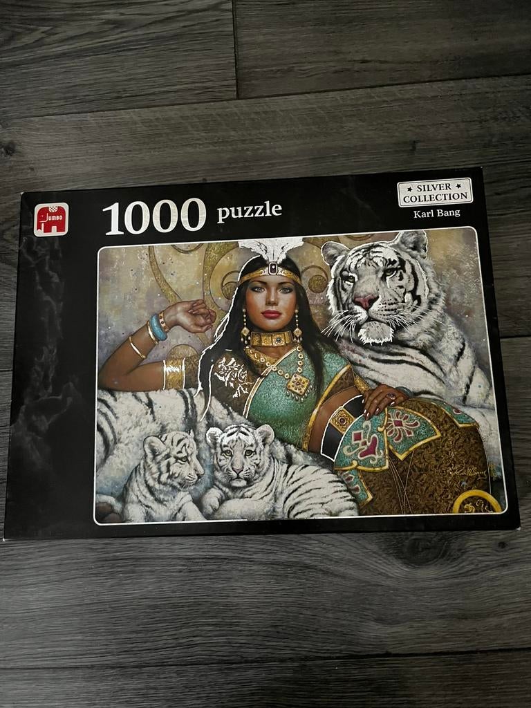 Silver collection Karl Bang farao jumbo puzzel compleet, Hobby en Vrije tijd, Denksport en Puzzels, Verzenden, 500 t/m 1500 stukjes