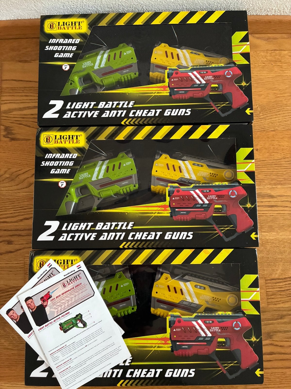 6x Light Battle Connect lasergun lasergame zgan+ verpakking, Kinderen en Baby's, Speelgoed | Buiten | Actiespeelgoed, Ophalen of Verzenden