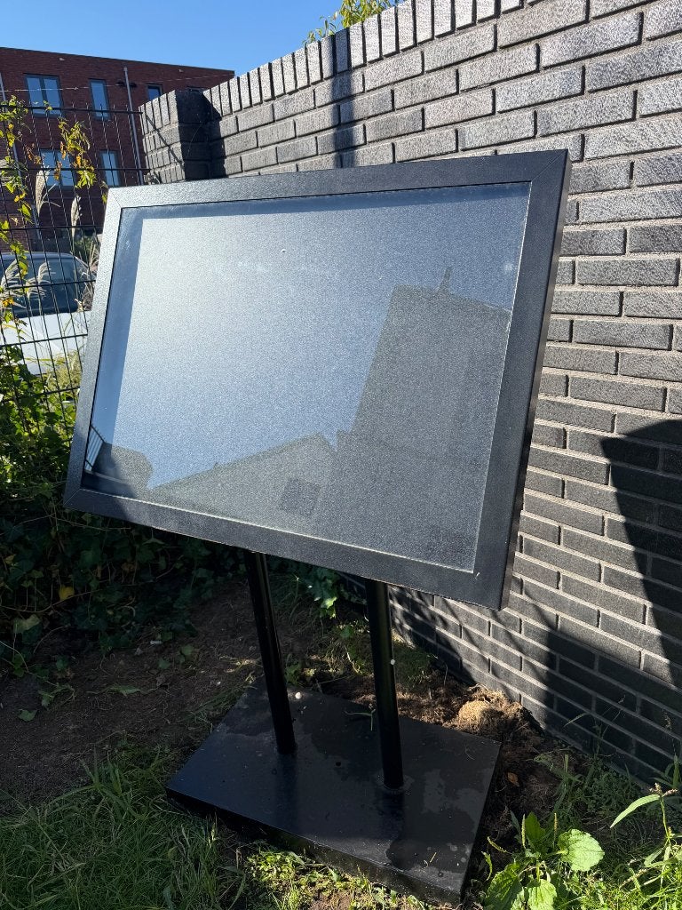 Menu bord, Ophalen, Gebruikt, Reclamebord