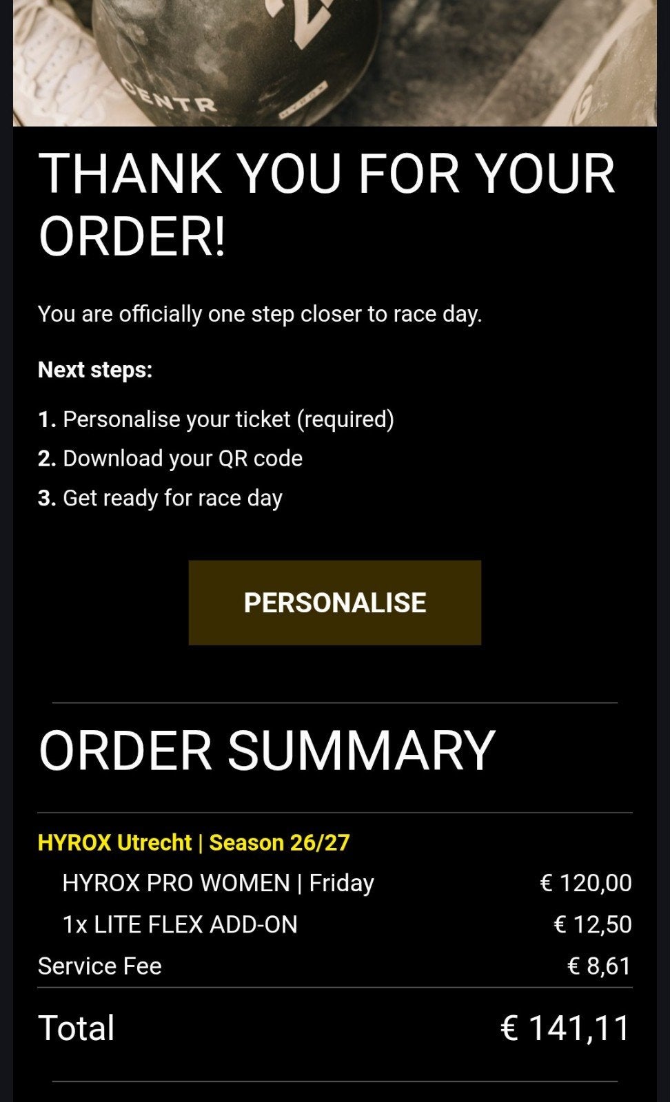 HYROX Utrecht Women Solo Pro Ticket vrijdag, Tickets en Kaartjes, Eén persoon