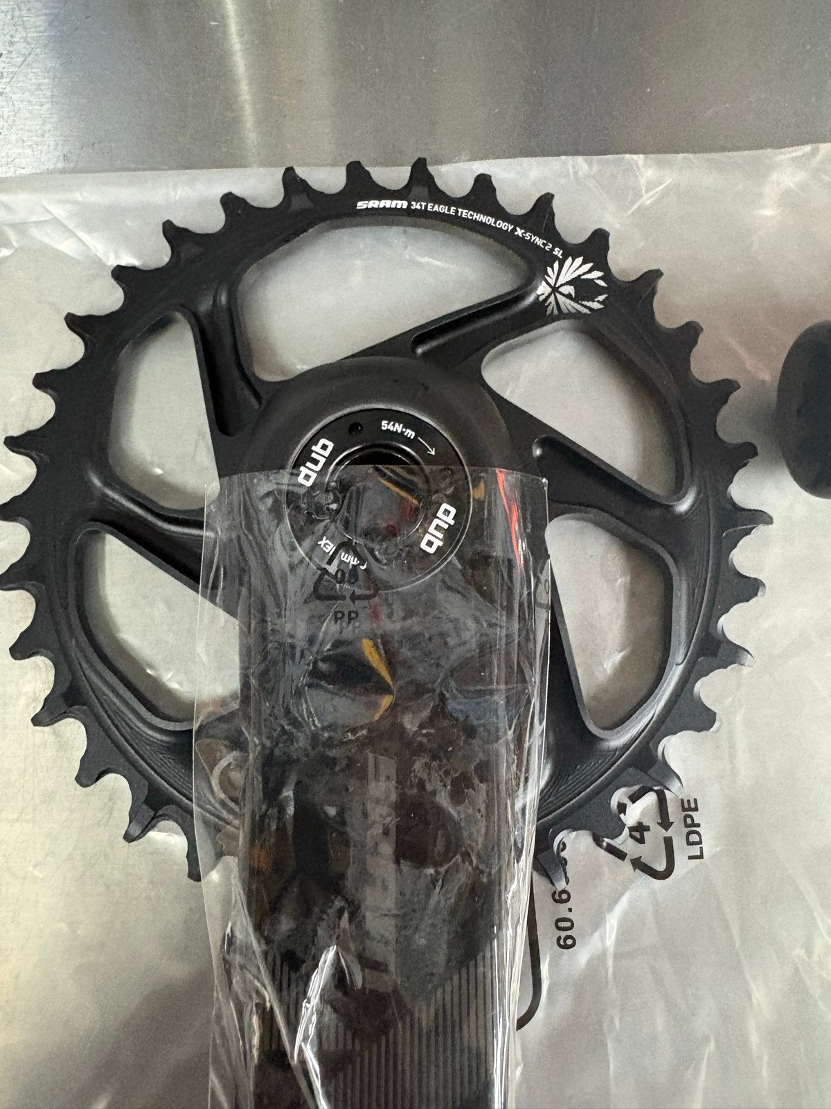 SRAM XX1 Crankstel 34T Kettingblad 175mm Cranklengte, Crankstel of Pedalen, Overige materialen, Nieuw, Ophalen of Verzenden