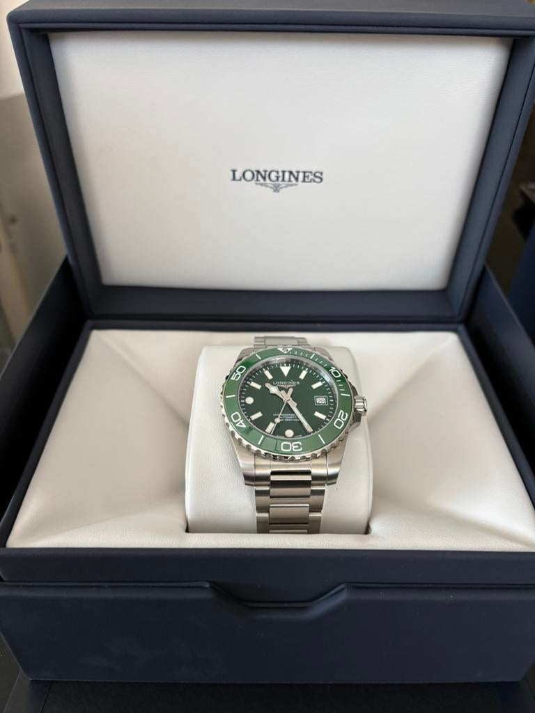 Longines hydroconquest nieuw, Ophalen of Verzenden, Zo goed als nieuw, Staal, Overige merken