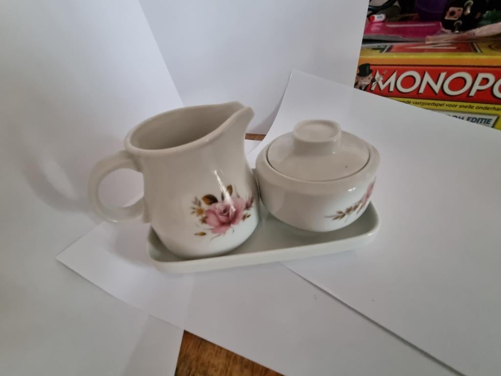 Royal schwabap  melk en suiker kannetje, Antiek en Kunst, Ophalen of Verzenden