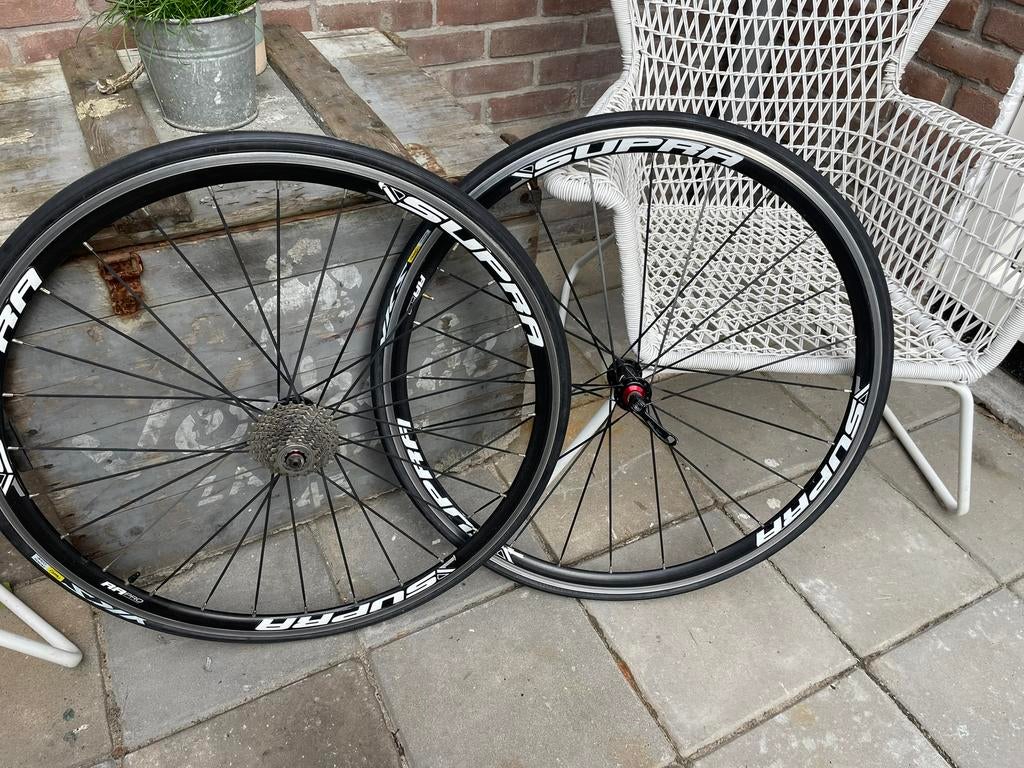 Supra RAPro Racefiets wielen met ultegra 10x casette, Fietsen en Brommers, Fietsonderdelen, Ophalen, Zo goed als nieuw, Racefiets