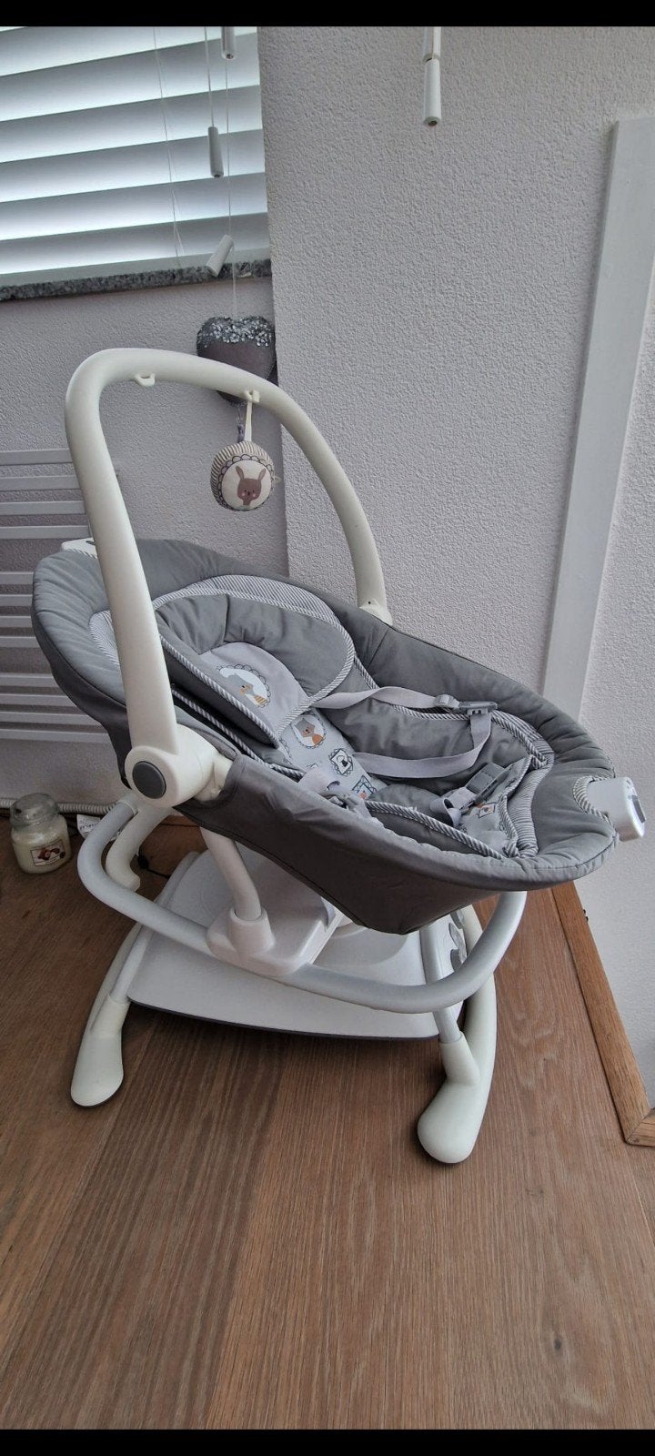 Joie Emeri 2-in-1 Babyschommel en Wipstoel, Kinderen en Baby's, Wipstoeltjes, Ophalen of Verzenden, Zo goed als nieuw, Overige merken