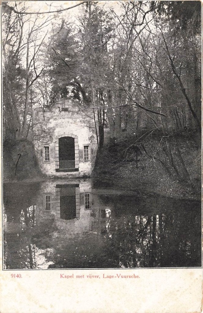 Lage Vuursche, Kapel met vijver, Ophalen of Verzenden, 1920 tot 1940, Ongelopen, Utrecht