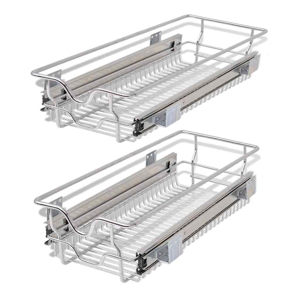 NIEUW | Draadmanden opbergrek uitrekbaar 2 stuks 30 cm! GRT, Verzenden, Nieuw