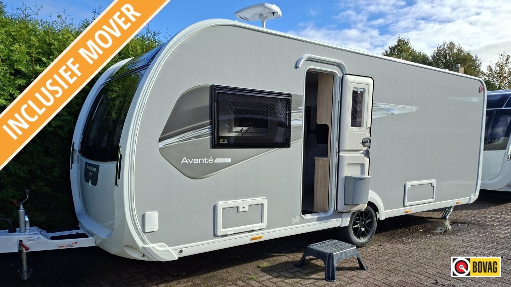 Elddis Avante 550 2026 . incl. Apex pakket., Caravans en Kamperen, Caravans, Standaardzit, Elddis, Bedrijf, Schokbreker