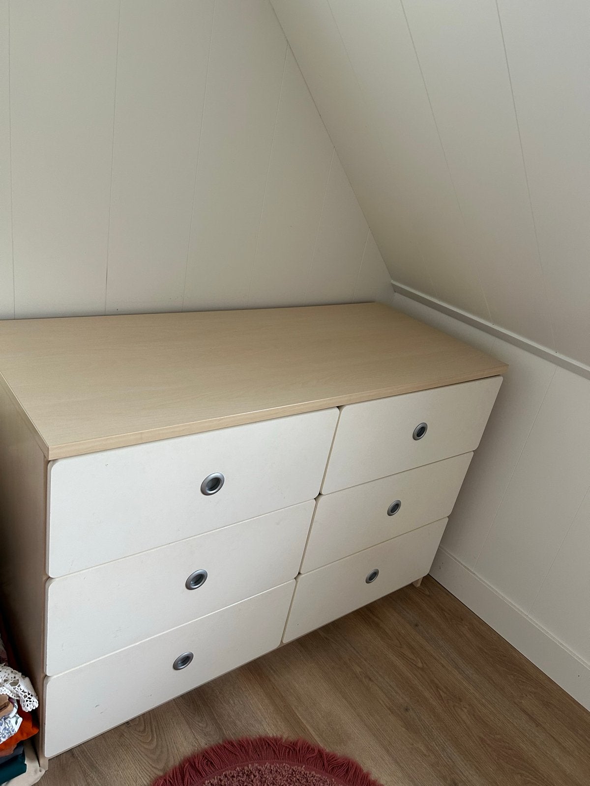 Ladekast met 6 lades, Huis en Inrichting, Kasten | Ladekasten, Zo goed als nieuw, 100 tot 150 cm, 25 tot 50 cm, Overige houtsoorten
