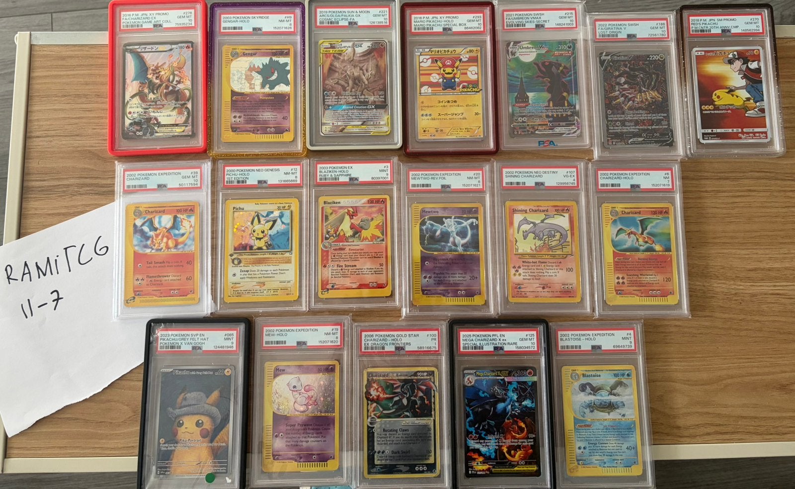 Pokemon psa slab verkoop, Ophalen, Zo goed als nieuw