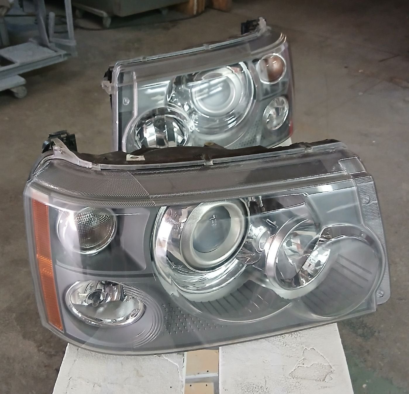Koplampen Range Rover L320, Ophalen, Gebruikt