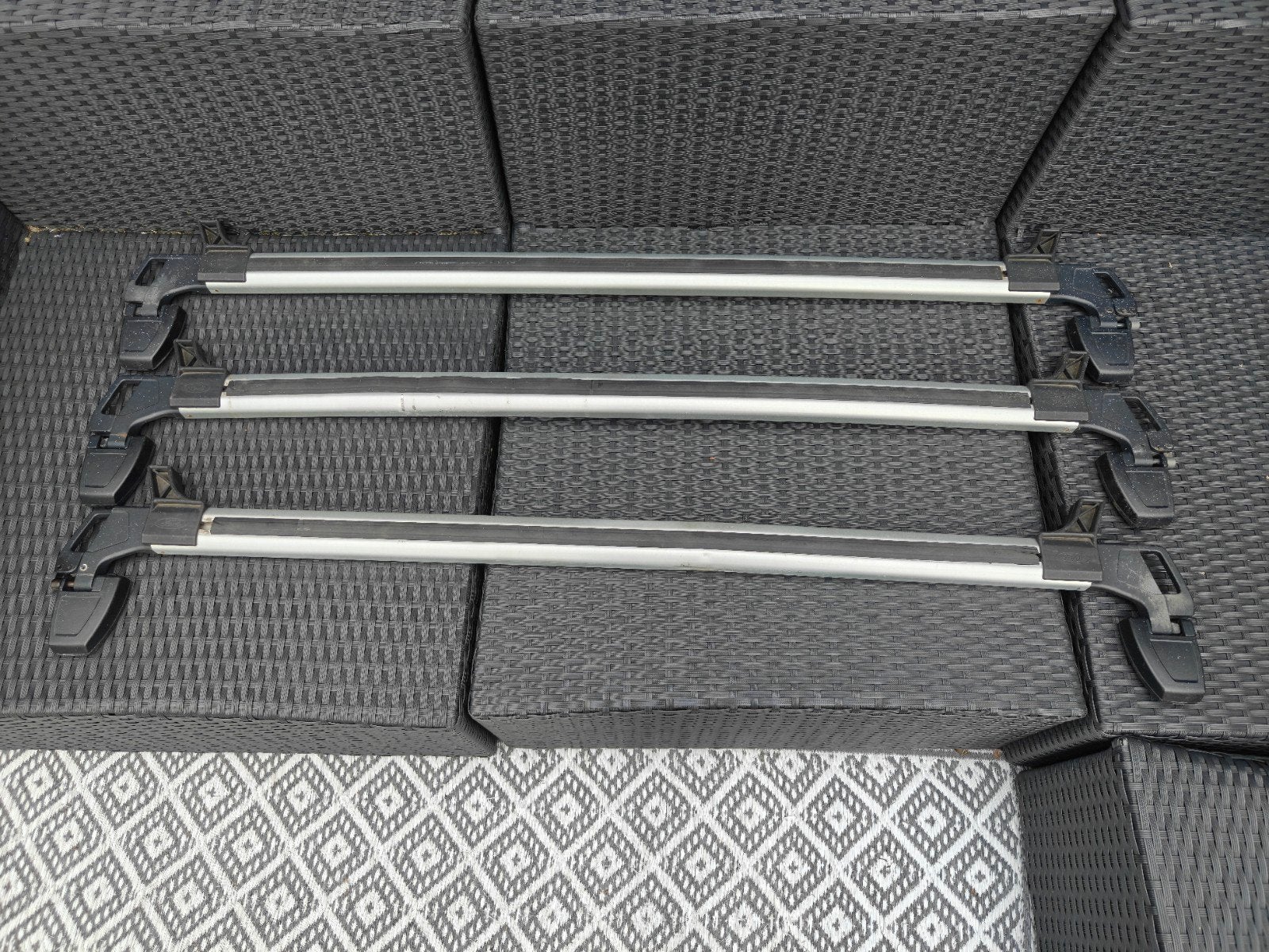Ford Transit Custom 2012-23 opklapbare dakdragers origineel, Ophalen of Verzenden