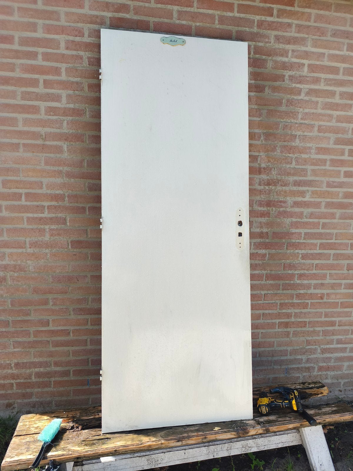 Binnendeur 77,5 x 201 cm honingraat, Doe-het-zelf en Verbouw, Ophalen, Gebruikt, Minder dan 80 cm, Binnendeur