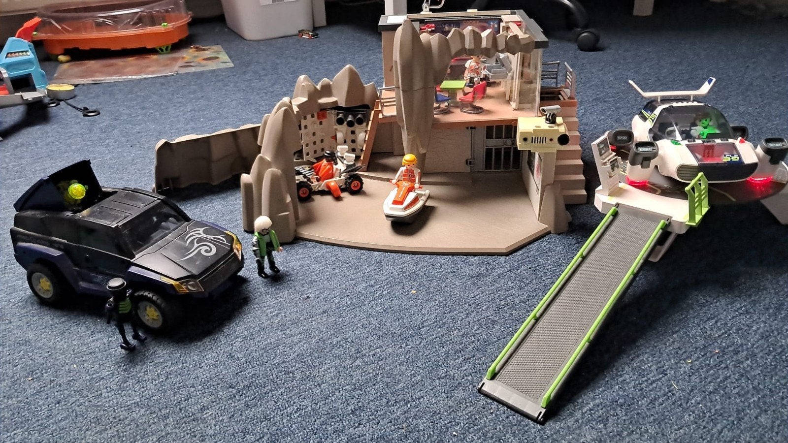Playmobil Space Set met Basis, Voertuigen en Figuren, Ophalen of Verzenden, Gebruikt, Jongen of Meisje