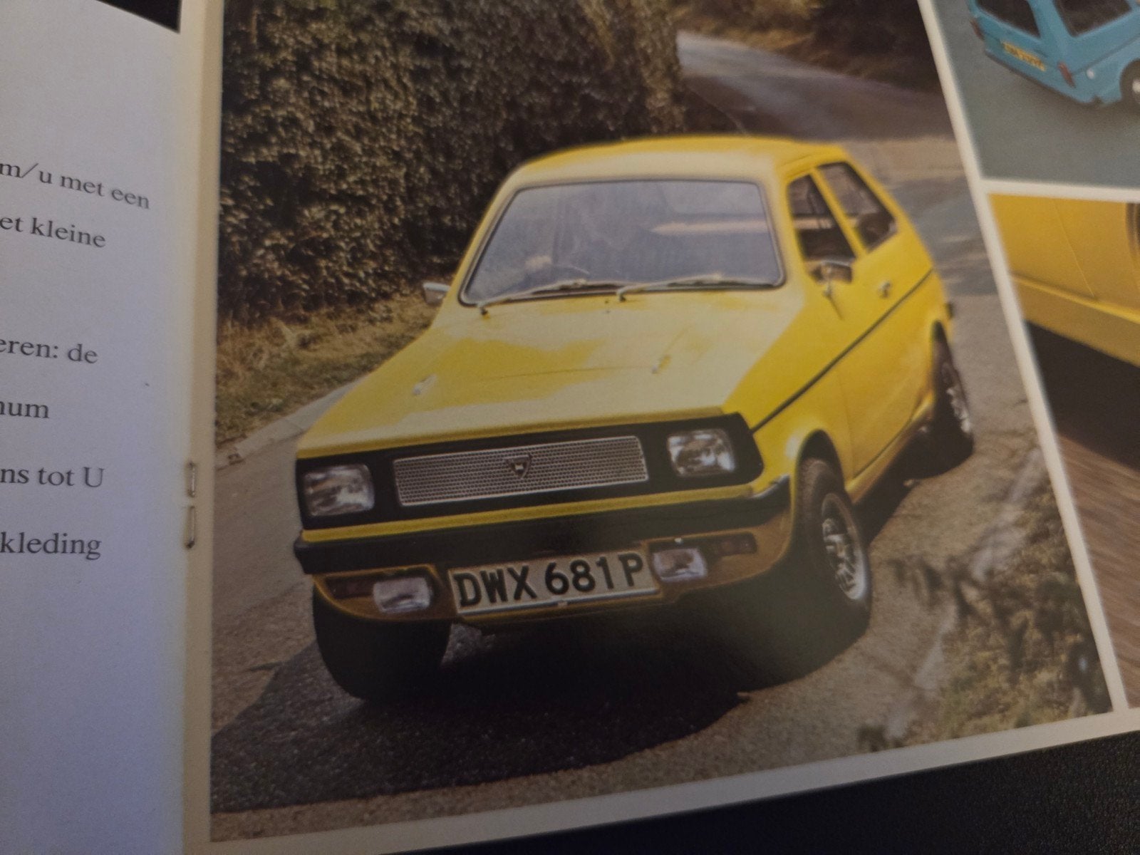 Brochure Reliant Kitten 1977, Ophalen of Verzenden, Zo goed als nieuw, Overige merken