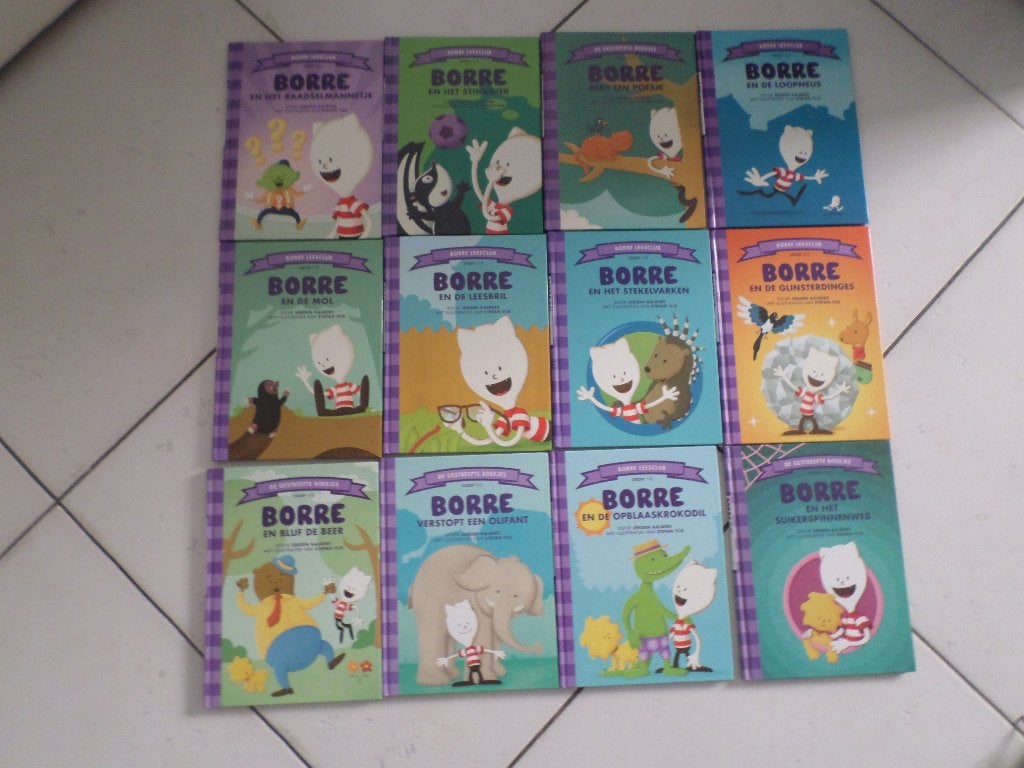 BORRE BOEKJES groep 1/2 !!!! SUPERSTAAT !!!, Boeken, Ophalen of Verzenden, Zo goed als nieuw, Borre, Fictie algemeen