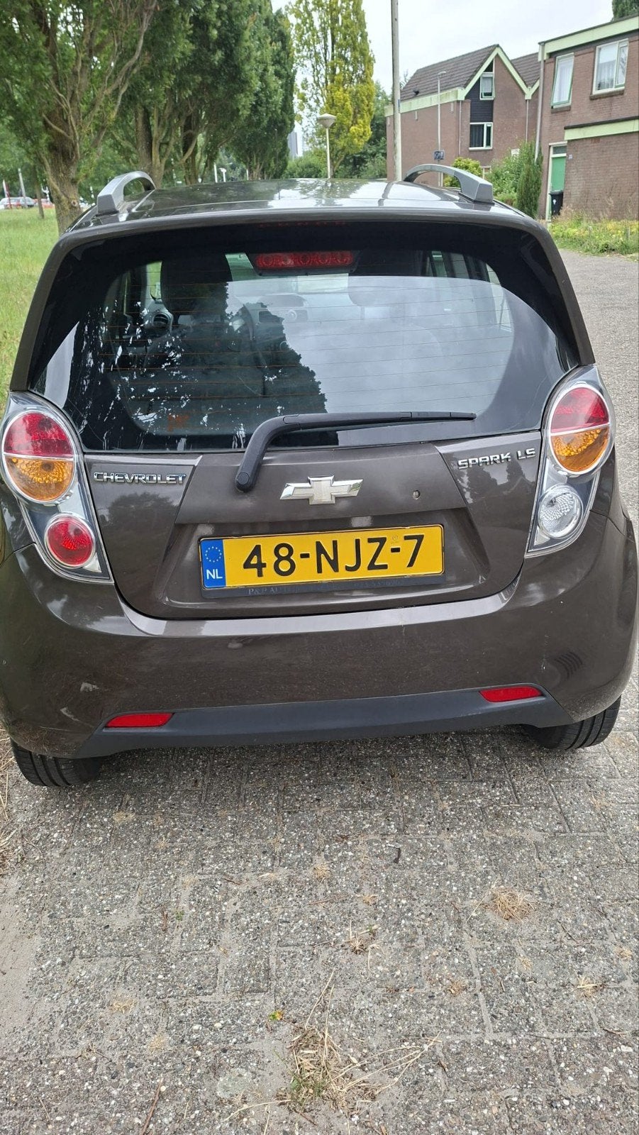 Chevrolet Spark 1.0  benzine 2010 Bruin, Auto's, Chevrolet, Voorwielaandrijving, 839 kg, 4 cilinders, Bruin