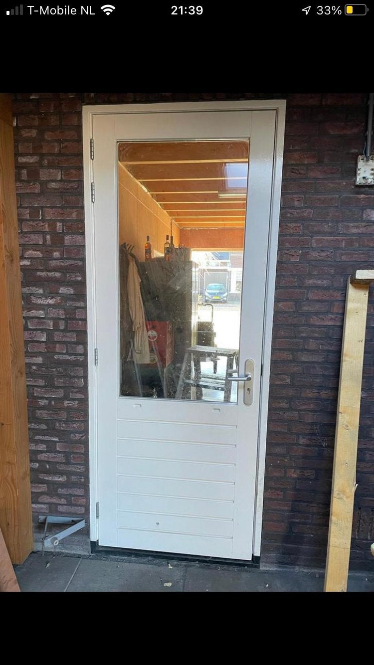 Hardhouten kozijn met 57 dikke deur 965*2400, Ophalen, H, H, H