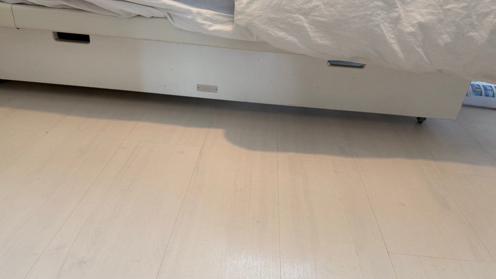 Gratis Bopita bedlade 70 bij 150 cm, Ophalen, Gebruikt, 70 tot 85 cm, 140 tot 160 cm