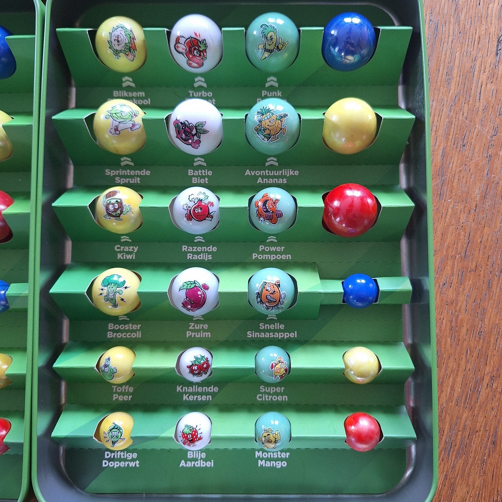 Marble Maniacs bewaarblik compleet PLUS supermarkt actie, Verzamelen, Supermarktacties, Plus, Ophalen of Verzenden