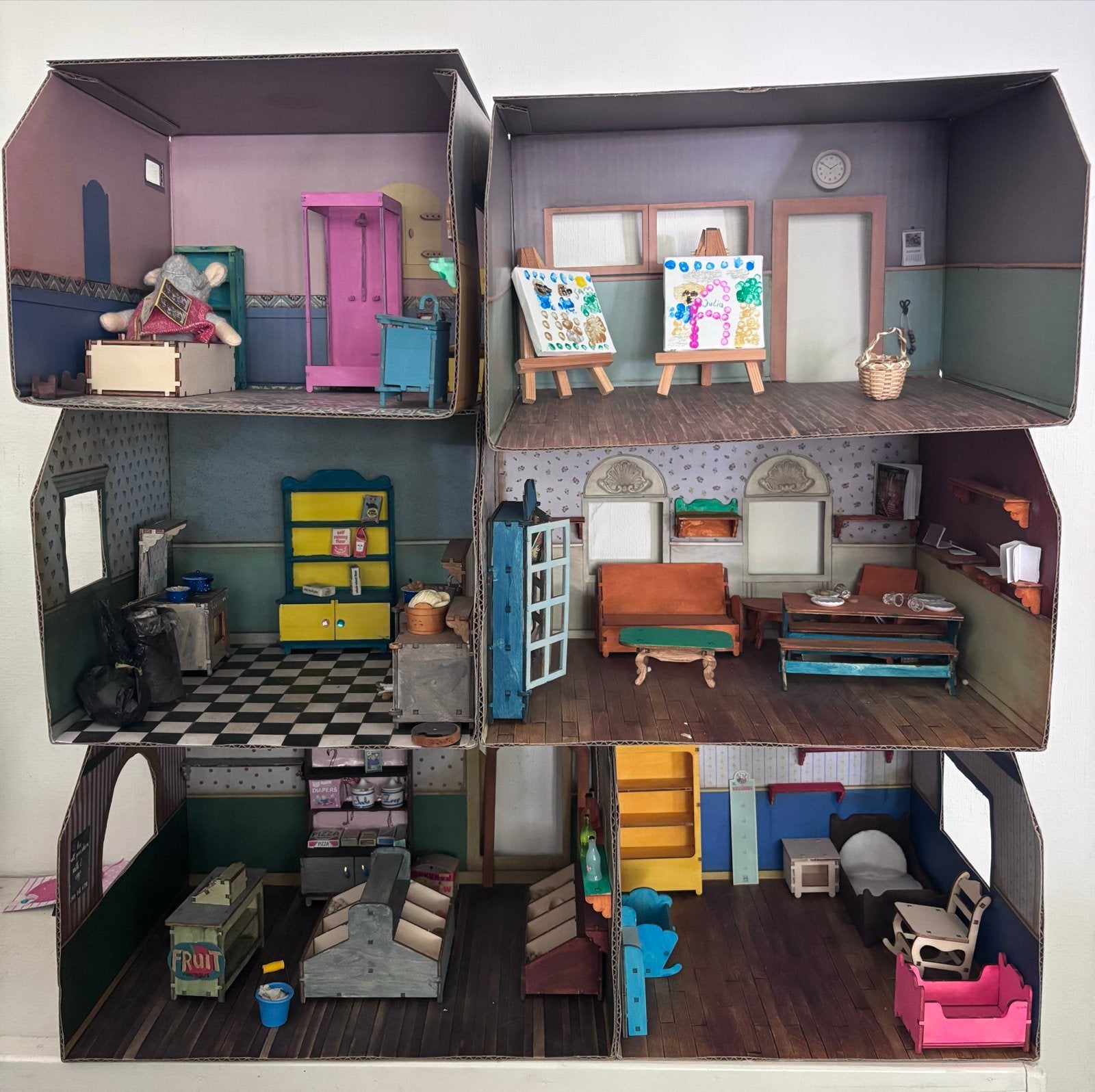 Het Muizenhuis: Groot Poppenhuis met Meubels en Poppen, Kinderen en Baby's, Speelgoed | Poppenhuizen, Ophalen, Gebruikt, Poppenhuis