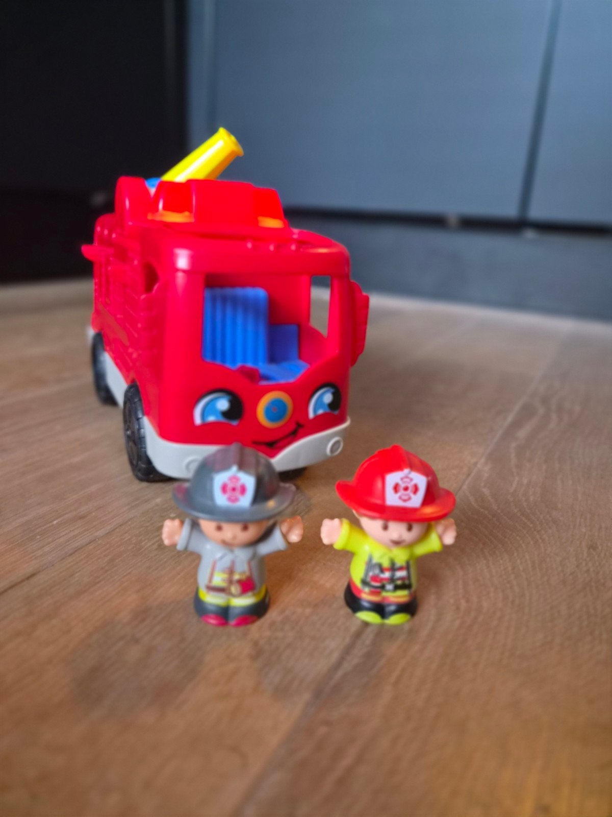 brandweer auto little people, Ophalen