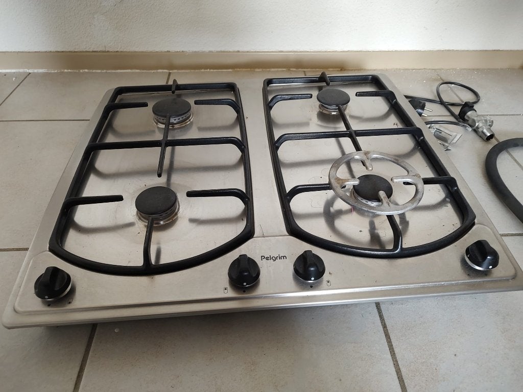 Pelgrim kookplaat, Witgoed en Apparatuur, Kookplaten, Ophalen, Gebruikt, 4 kookzones, Inbouw