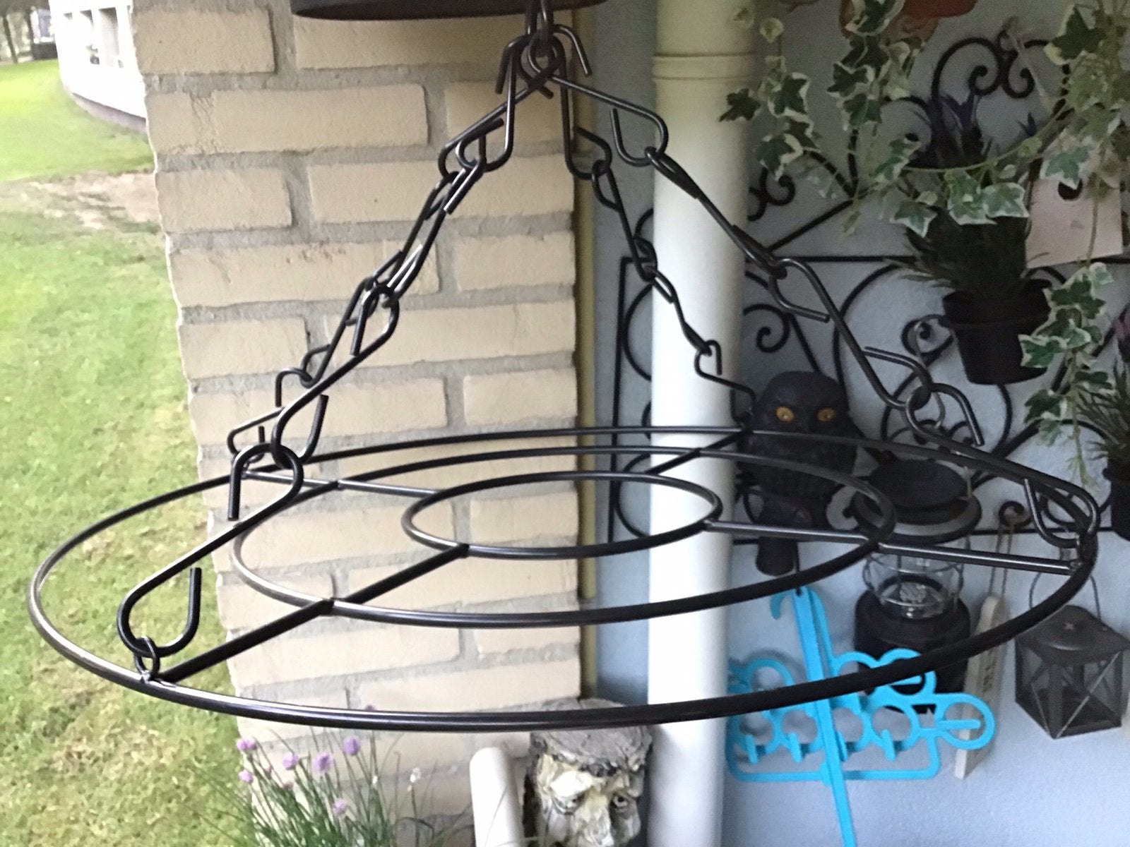 IJzeren Lintenhanger ,wildhaak,pannenhanger,knoflook hanger, Ophalen, Nieuw