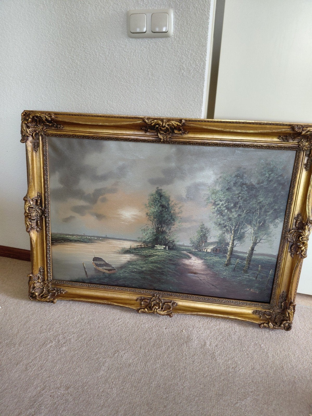 Kloos Wilhelm schilderij, Antiek en Kunst, Ophalen