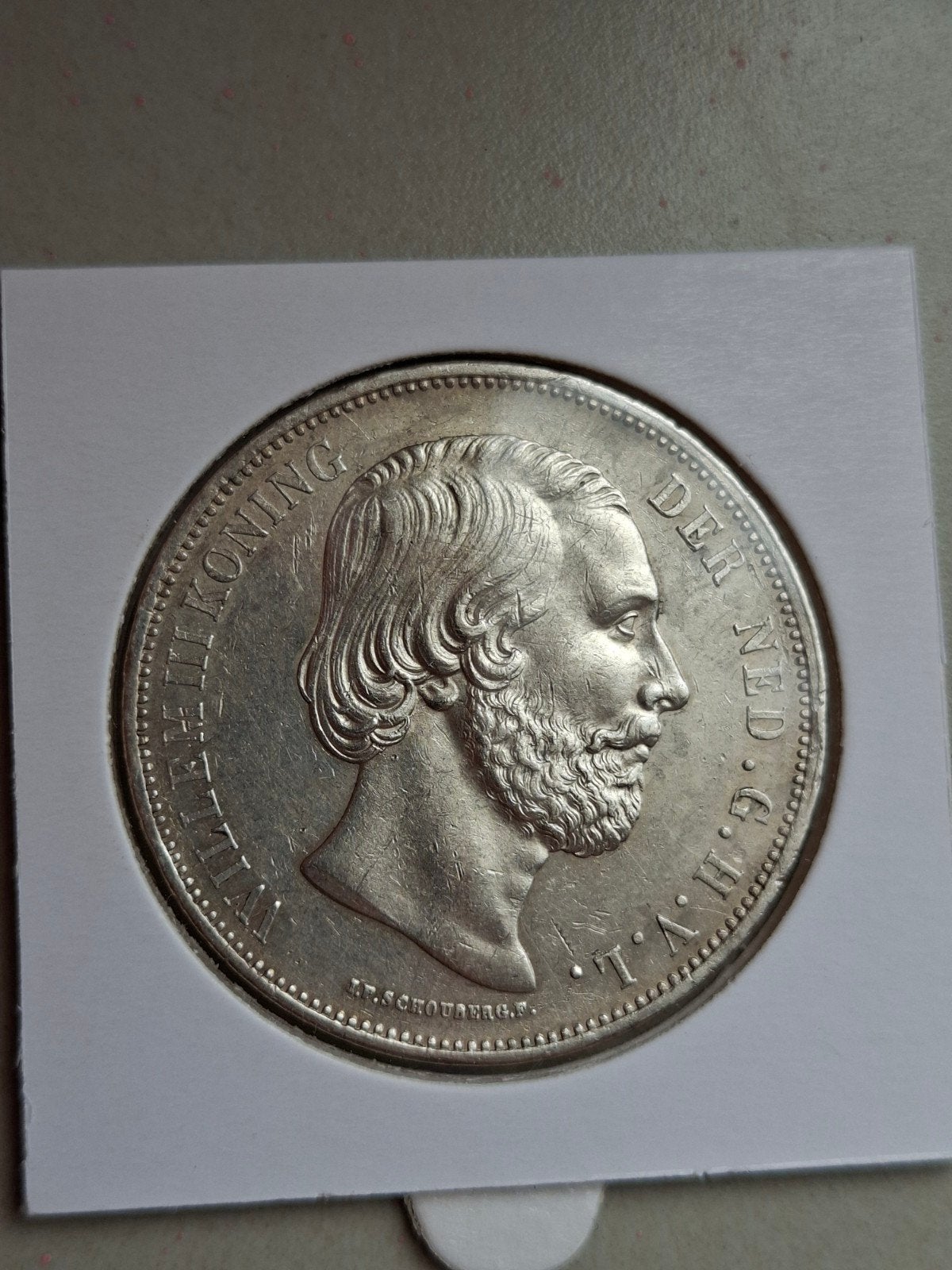 Rijksdaalder 1866 prachtig mooi 2,5 gulden willem 3, Postzegels en Munten, Munten | Nederland, Koning Willem III, Zilver, Ophalen of Verzenden
