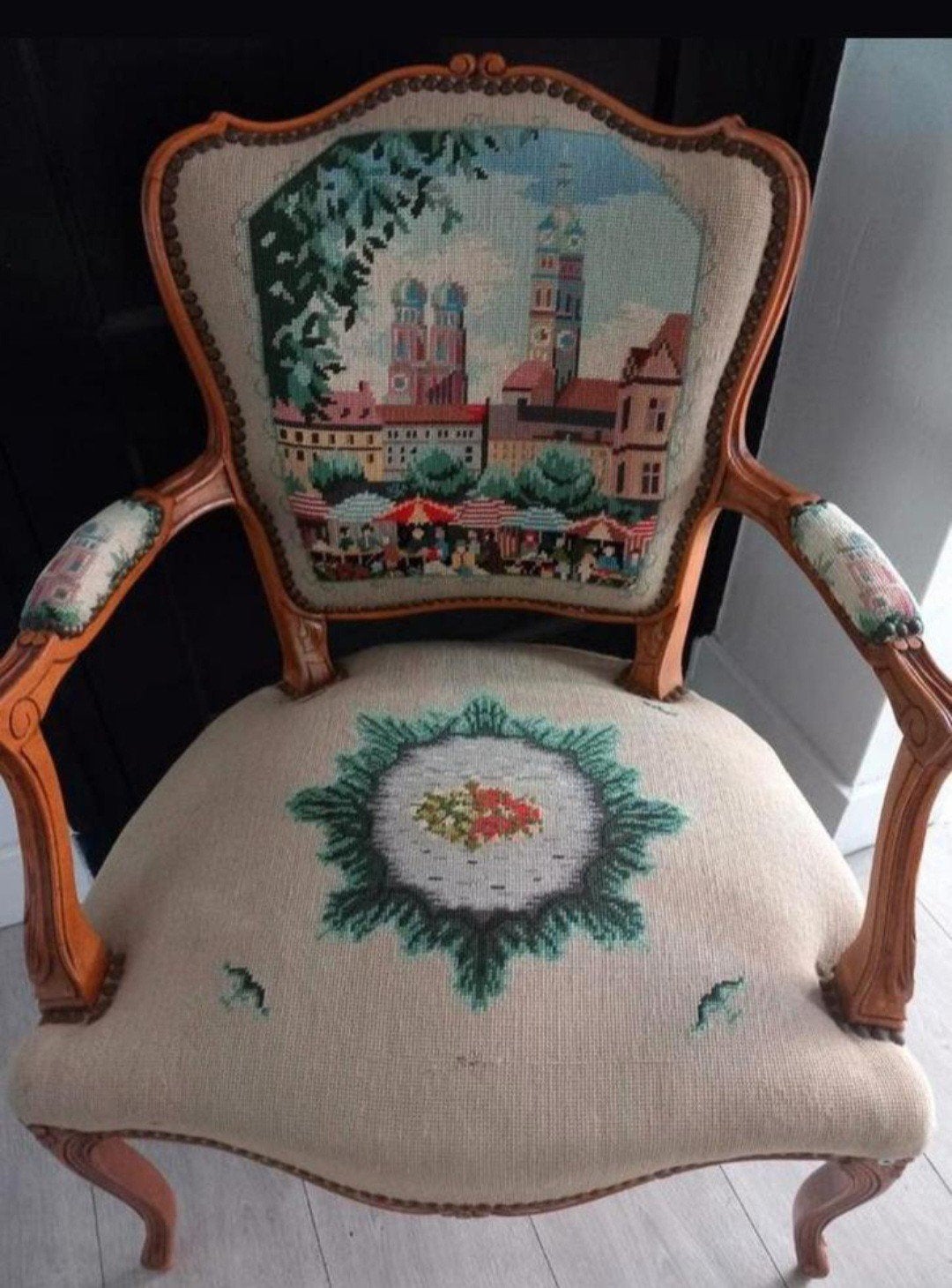 Fraaie antieke stoel fauteuil, Antiek en Kunst, Ophalen