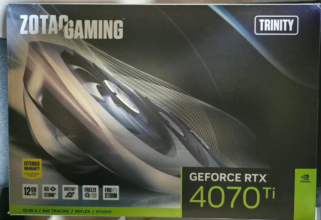 ​ ZOTAC Gaming RTX 4070 Ti Trinity - De upgrade die je set, Computers en Software, Videokaarten, Ophalen, GDDR6, PCI-Express 4