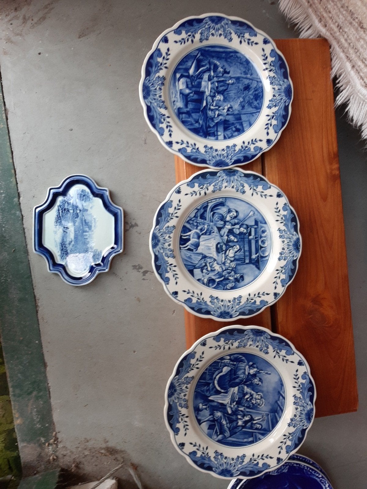 Delfts Blauw Wandborden - Diverse Scènes, Antiek en Kunst, Ophalen