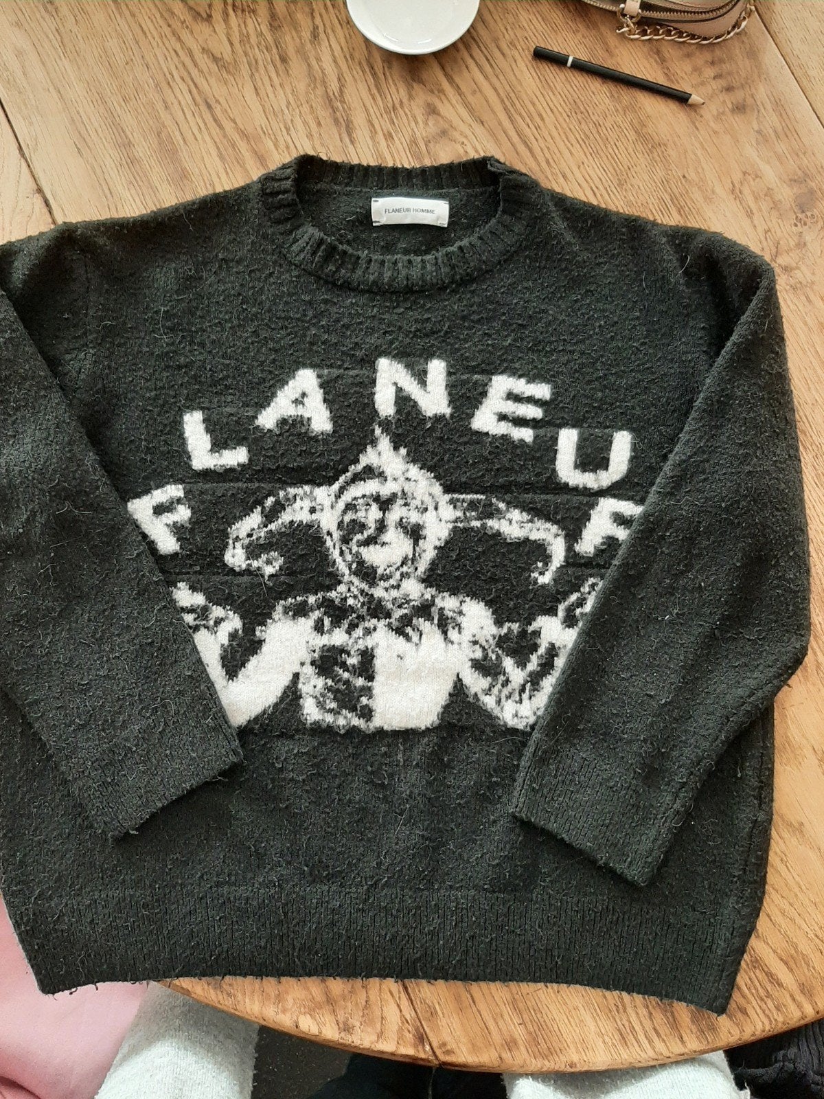 flaneur arlequin knitwear zwart maat S, Kleding | Heren, Flaneur, Zwart, Ophalen of Verzenden, Gedragen