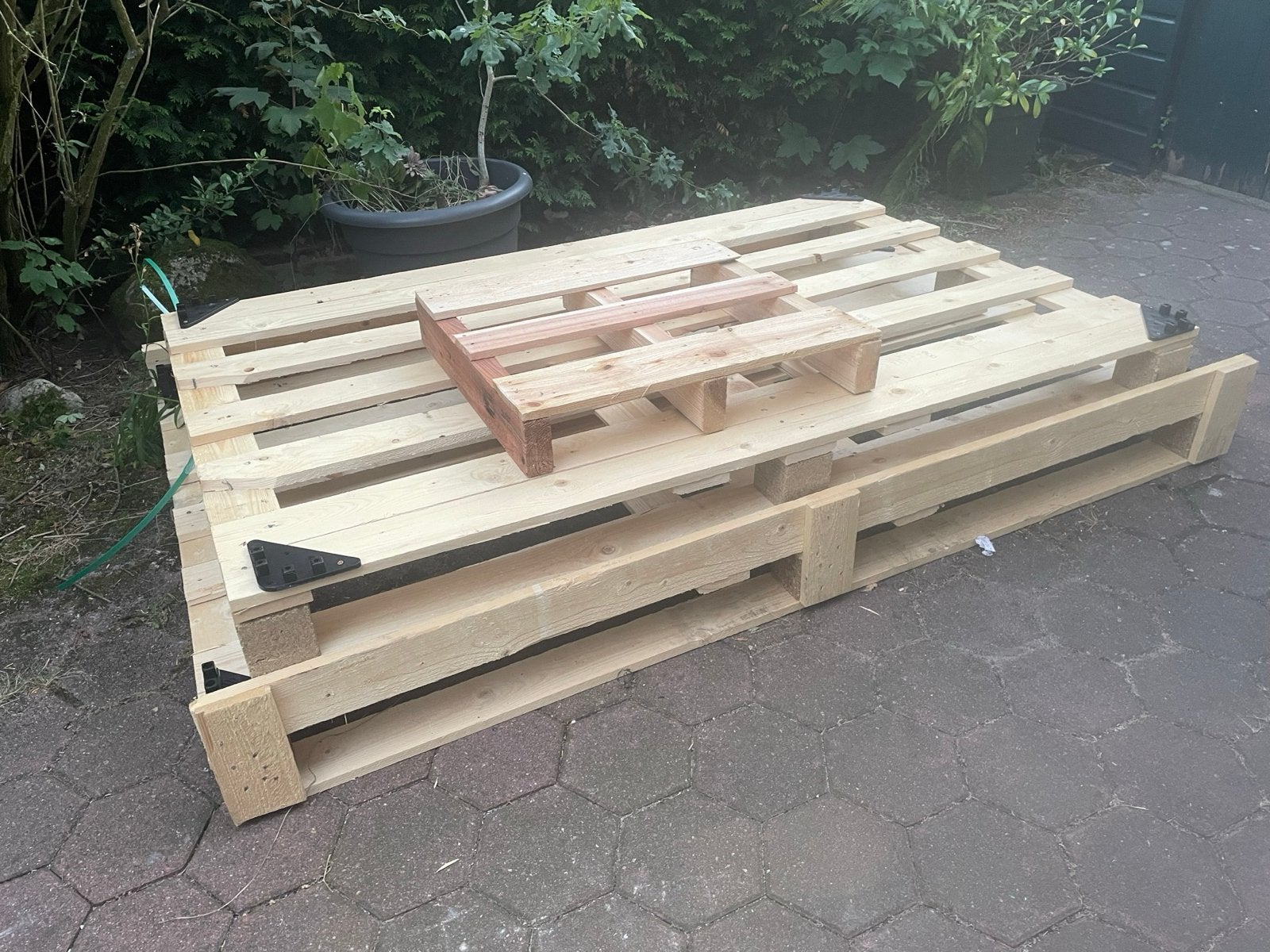 Nieuwe houten pallets, ideaal voor diverse projecten, Nieuw, Ophalen of Verzenden, 250 tot 300 cm, 50 mm of meer