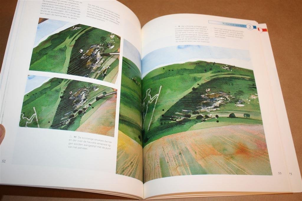 Boek. Landschap in aquarel., N.v.t., Ophalen of Verzenden, Zo goed als nieuw, N.v.t.