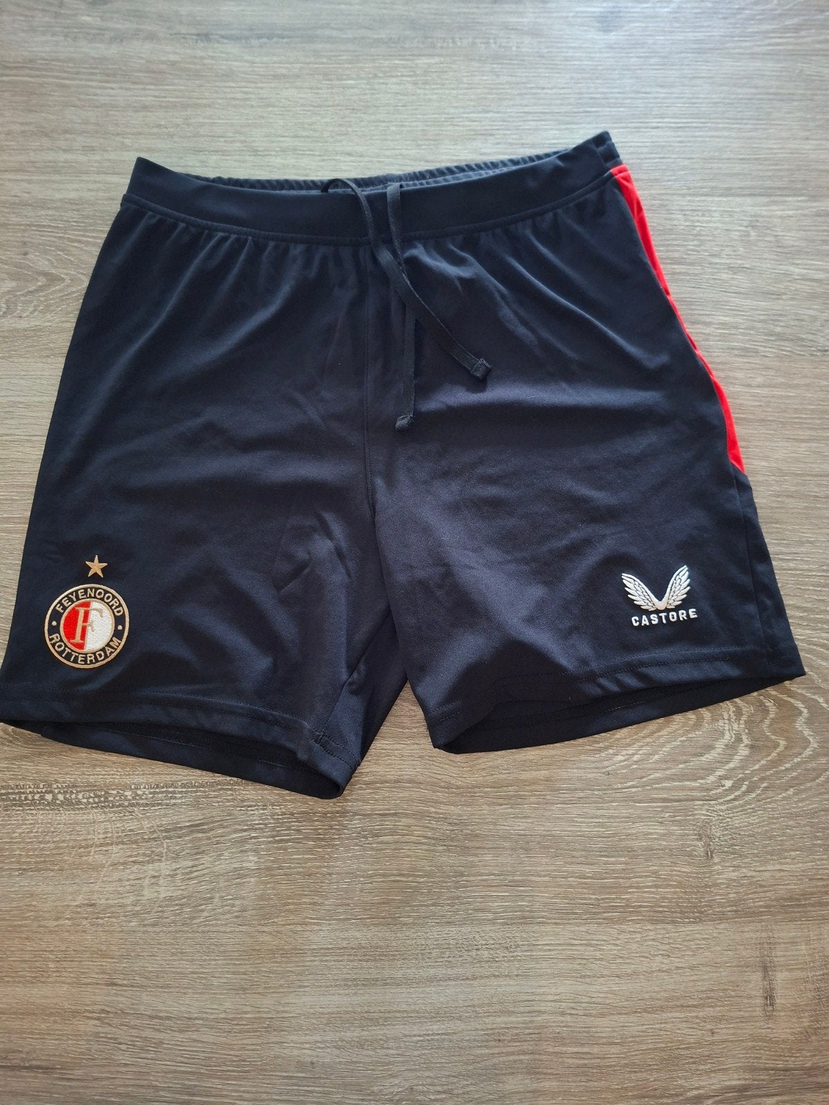 Feyenoord short Castore maat 164, Castore, Zwart, Overige maten, Ophalen of Verzenden