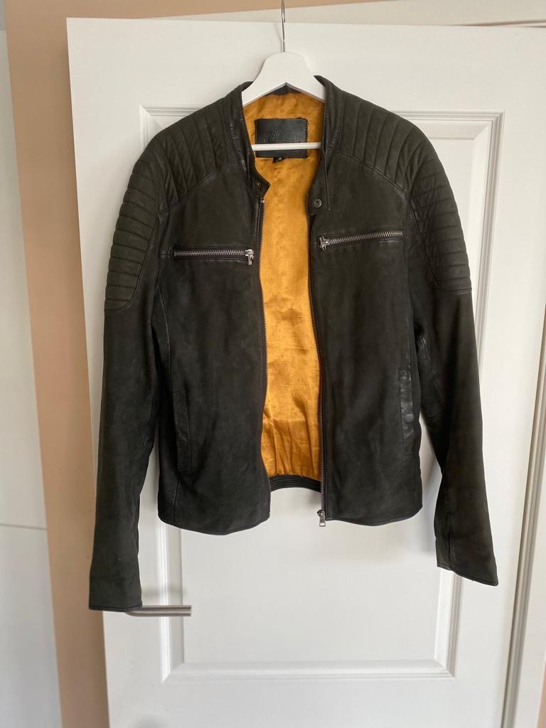 Leren jack Goosecraft, Ophalen, Maat 52/54 (L), Zwart, Goosecraft