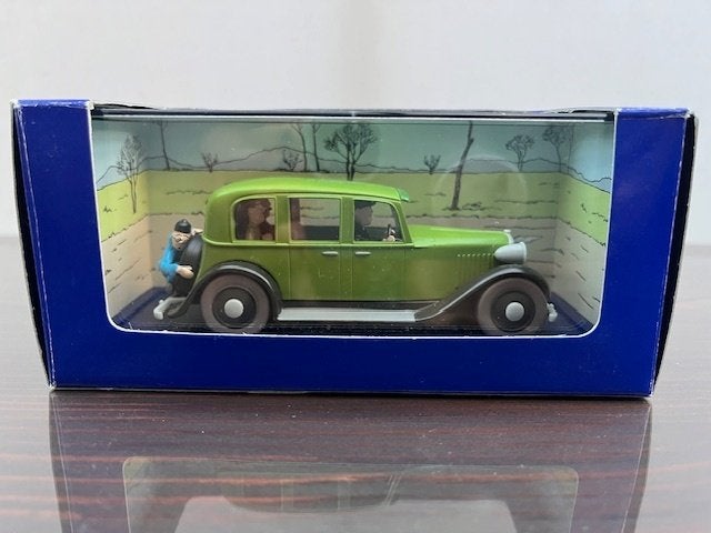 Kuifje auto. Nr. 9 met certificaat Bieden vanaf 20€, Ophalen of Verzenden, Kuifje, Zo goed als nieuw, Beeldje of Figuurtje
