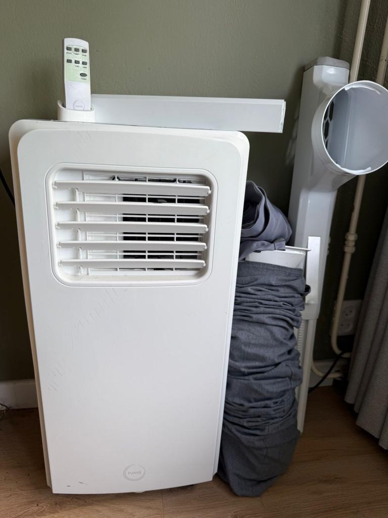 Fuave ACB09K01 Mobiele Airco - 9000 BTU, Ophalen, Gebruikt, Minder dan 60 m³, 3 snelheden of meer