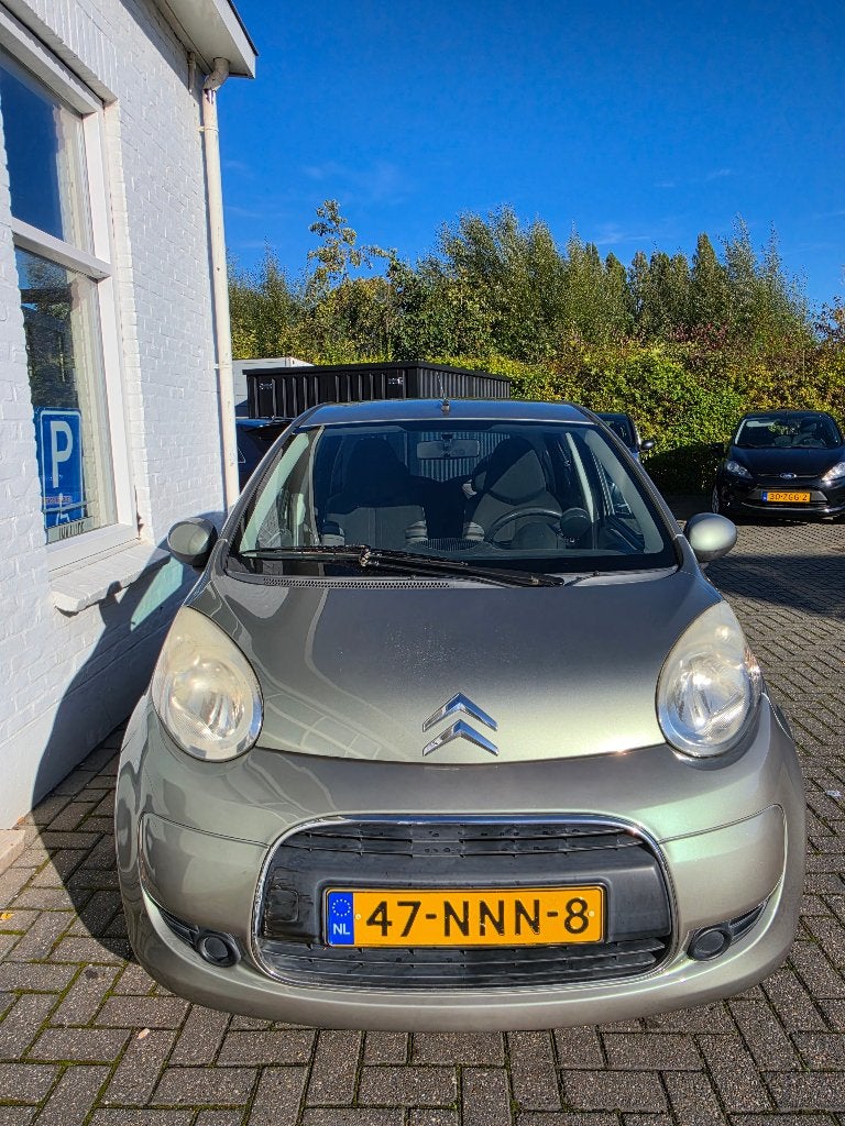 Citroën C1 1.0 5-DRS 2010 Groen, Auto's, Voorwielaandrijving, Stof, Zwart, 4 stoelen