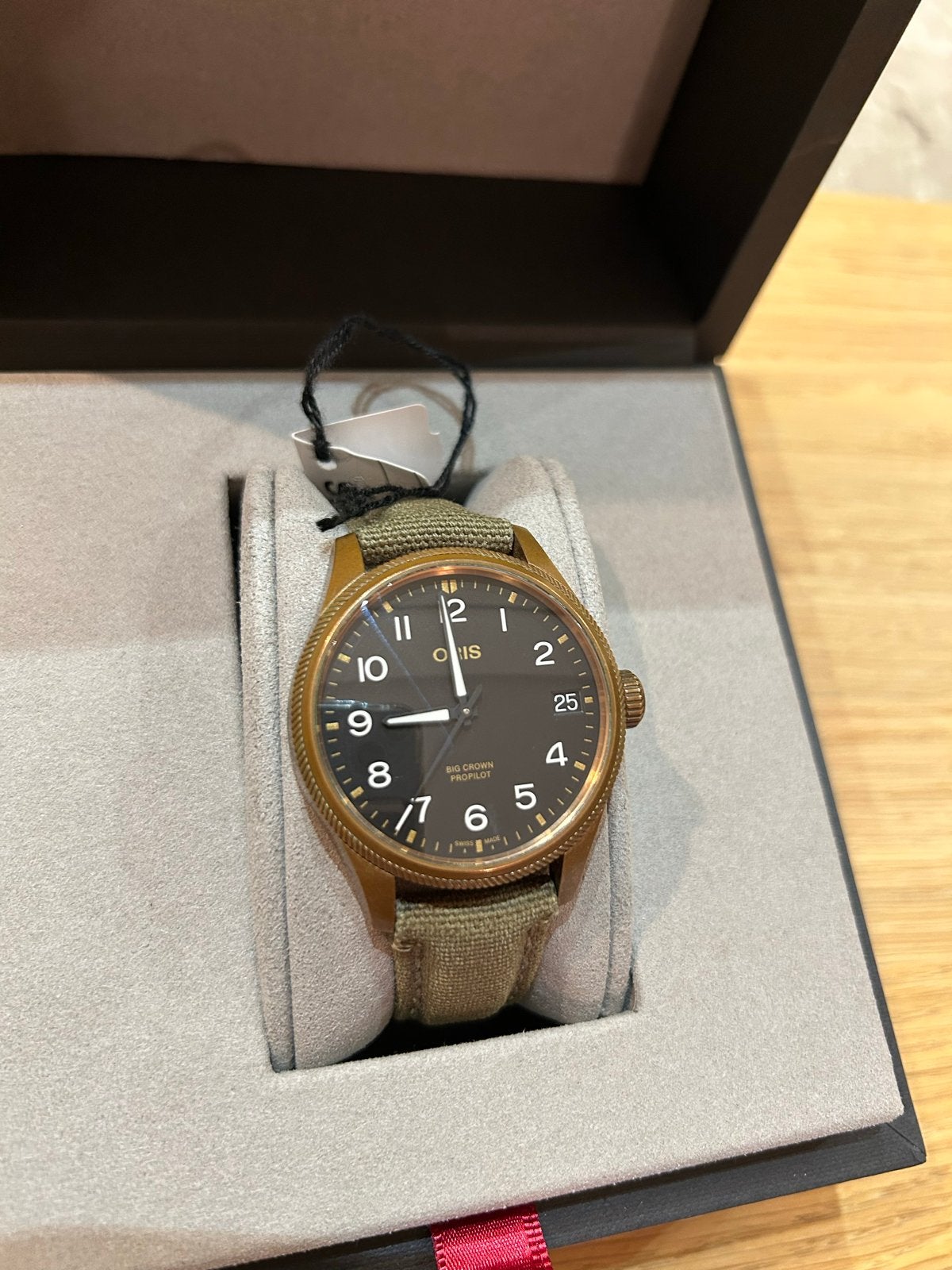 Oris Big Crown ProPilot Bronze Horloge, Sieraden, Tassen en Uiterlijk, Overige merken, Overige materialen, Polshorloge, Ophalen of Verzenden