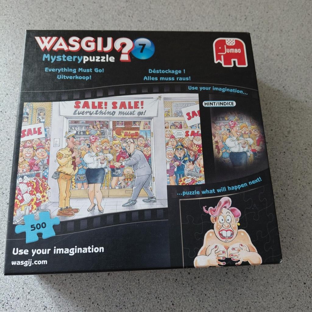 Wasgij  puzzel, Ophalen of Verzenden, 500 t/m 1500 stukjes, Zo goed als nieuw