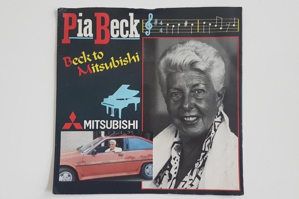Pia Beck single Beck to Mitsubishi, Ophalen of Verzenden, Gebruikt, Overige typen