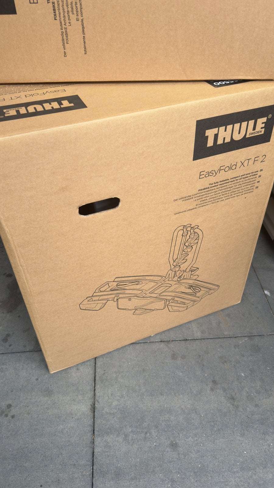 Thule Easyfold XT F2 fietsendrager, nieuw in doos, Ophalen, Opvouwbaar, Overige typen, Nieuw