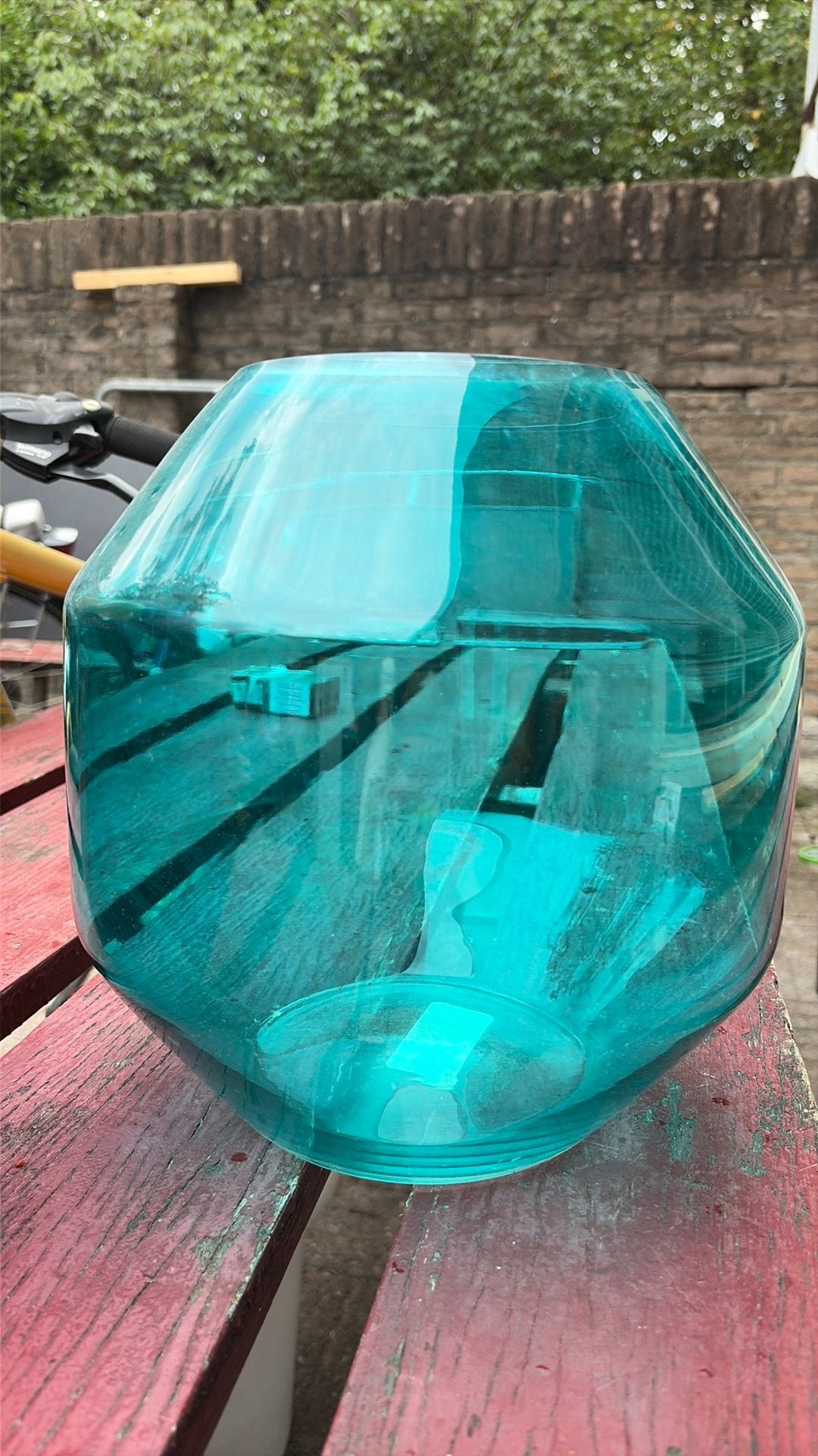 Vazen diamant vorm, Ophalen, Zo goed als nieuw, Blauw