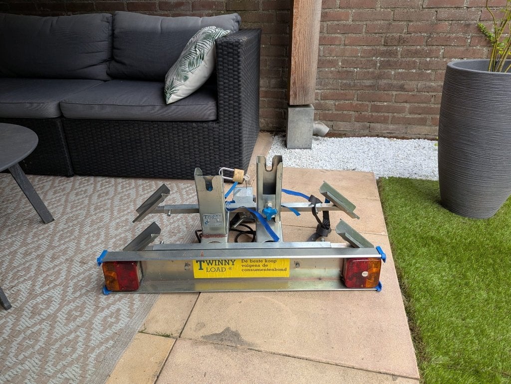 Fietsendrager - Twinny Load JUNIOR CRANK (Niet opklapbaar), Auto diversen, Fietsendragers, Ophalen, 2 fietsen, Gebruikt, Trekhaakdrager